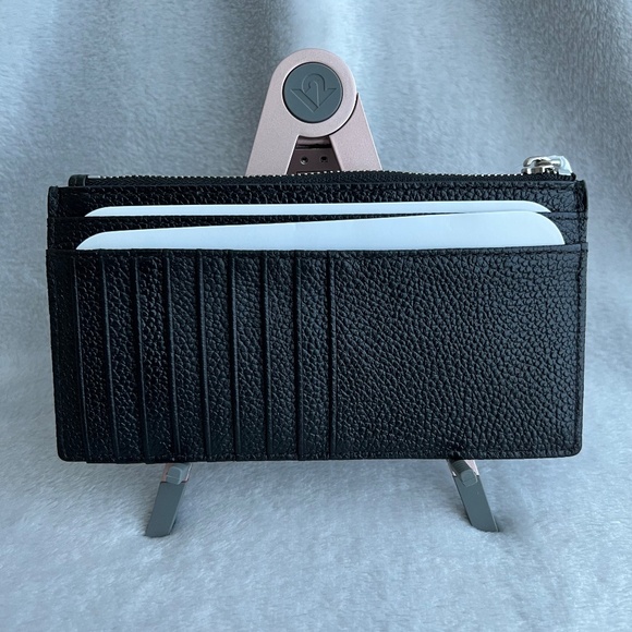 Michael Kors Jet Set Large Slim Card Case - Black - Picture 2 of 9